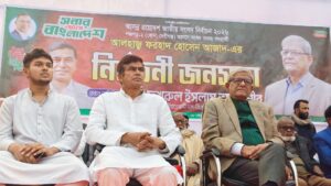 স্বাধীনতা বিরোধীদের হাতে দেশ নিরাপদ নয়- দেবীগঞ্জে নির্বাচনী সভায় মির্জা ফখরুল